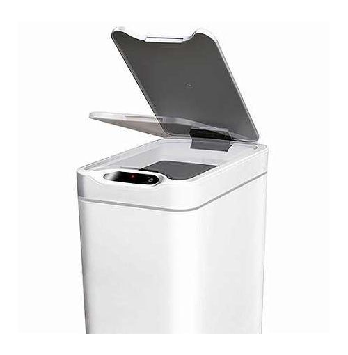 オーロラジャパン センサー搭載自動開閉ゴミ箱 手をかざすだけ 容量12L 単3電池×3本使用 ホワイト PDB012(代引不可)【送料無料】 [3]