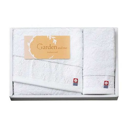 Rakuten - 今治 Garden&me フェイスタオル&ウォッシュタオル 【フェイスタオル32×75cm・ウォッシュタオル32×34cm】 B2051078(代引不可)