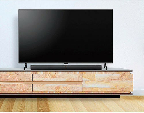 サウンドバー 【約99×920×63mm・リモコン有】 テレビの音をかんたん・手軽にグレー...
