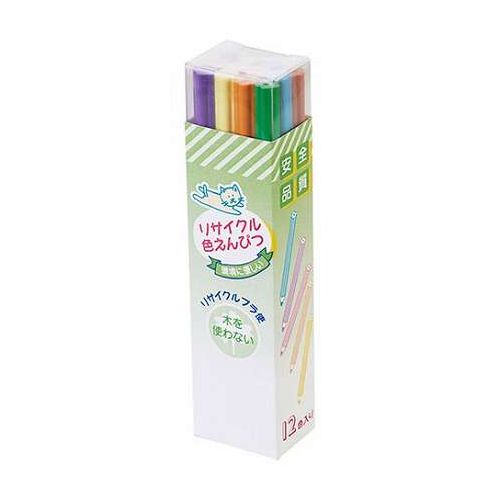 木を使わない色鉛筆。環境に優しい商品です。メーカー品番:SC-2403内容物:本体(約7×126mm)×12素材:リサイクルPS生産国:中国パッケージ形態:PET箱箱サイズ:約23×32×130mm箱入重量:約65g【代引きについて】こちらの商品は、代引きでの出荷は受け付けておりません。【送料について】北海道、沖縄、離島は送料を頂きます。