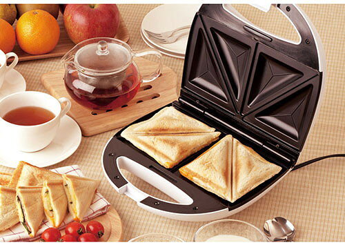 リコメン堂のホームスワン HOME SWAN ホットサンドメーカー 【約220×230×90mm】 22640006(代引不可)【送料無料】｜アングル2