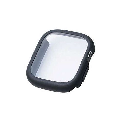 エレコム Apple Watch 42mm用フルカバーケース/TOUGH SLIM LITE/プレミアムガラス ブラック AW-25BFCTSLBK