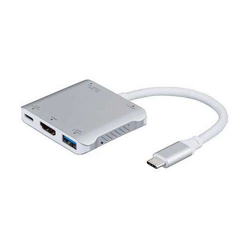 5つの機能が1つにまとまるパワーデリバリー・USBPD140W対応で、超急速充電可能・USB3.2Gen2対応で10Gbps超高速データ転送●本体寸法/重量:W58×D52×H10.6mm/約39g●ケーブル長:約12cm●対応機種:USBType-Cポートが正常に動作するパソコン、タブレット、スマートフォン●対応OS:Windows11、10/macOS10.15以降/ChromeOS/iOS17以降(Type-C搭載機器)/iPadOS16以降(Type-C搭載機器)※iPhone16eとiPhoneAirは映像出力に対応していません。●インターフェースアップストリーム側(PC側):USBType-Cコネクタ●インターフェースダウンストリーム側(接続機器側):USBType-A3.2Gen2ポート×1、USBType-C3.2Gen2ポート×1、USBType-A2.0ポート×1、HDMIタイプAポート×1、USBType-Cポート×1(PD充電●USB規格:USB3.2Gen2(3.1Gen2)、2.0●電圧/最大転送速度:5V/720mA●最大転送速度:10Gbps(理論値)●PD最大電力:140W(USBPowerDelivery3.1)●電源:バスパワー●HDMI映像出力:最大4K/60Hz、FullHD/120Hz(HDCP1.4/2.2)●付属品:保証書兼取扱説明書●保証期間:1年間●生産国:中国※PCのType-CポートがPD充電、映像出力機能に対応していない場合、本製品を接続してもPD充電、映像出力できません。※本製品のType-CポートはAltanativemodeに対応していません。※全ての機器での動作を保証するものではありません。【送料について】北海道、沖縄、離島は送料を頂きます。