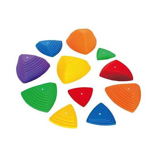 ARTEC 三角バランスストーン 11個 遊びながらバランス感覚を育てる カラフルバランスストーン ATC75853 キッズ 子供用品 知育 学習玩具 教材 工作【送料無料】