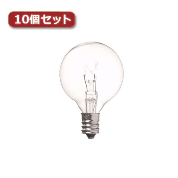 Ball - YAZAWA ベビーボール球 G40 E12 40W クリア10個セット G401240CX10