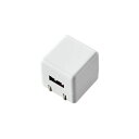 エレコム キューブ型AC充電器(DAP用・長寿命・1A) AVS-ACUAN007WH(代引不可)【メール便配送】【送料無料】