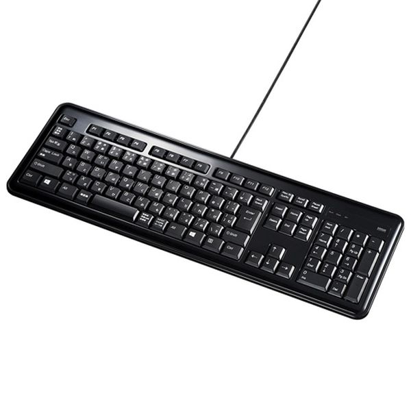 サンワサプライ USBハブ付キーボード SKB-SL21UHBK【送料無料】