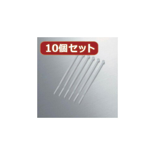 乐天商城 - 【10個セット】 エレコム ケーブル結束バンド LD-T100WH50X10 LD-T100WH50X10 パソコン エレコム【送料無料】