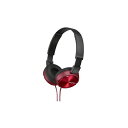 ソニー ダイナミック密閉型ヘッドホン (レッド) MDR-ZX310-R(代引不可)