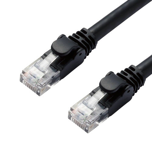エレコム LANケーブル CAT6A スタンダード 10m ブラック LD-GPA BK10 LD-GPA BK10 パソコン(代引不可)