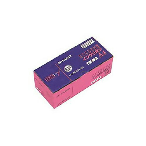 SHARP UX-NR3A4W 【純正】 ファクシミリ用カートリッジ付インクリボン(1本30m) 2本入(代引不可) SHARP UX-NR3A4W 【純正】 ファクシミリ用カートリッジ付インクリボン(1本30m) 2本入(代引不可)