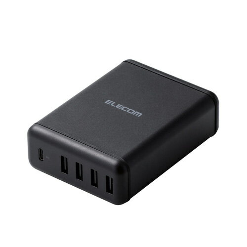 エレコム スマートフォン・タブレット用AC充電器 USB-A4ポート Type-C1ポート MPA-ACD02BK(代引不可)【送料無料】 エレコム スマートフォン・タブレット用AC充電器 USB-A4ポート Type-C1ポート MPA-ACD02BK(代引不可)【送料無料】