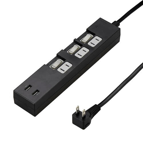 5個セット YAZAWA 個別スイッチ付3AC2USB3.4A2mブラック Y02KS532BK2UX5 家電 照明器具 その他の照明器具 Y02KS532BK2UX5(代引不可)【送料無料】