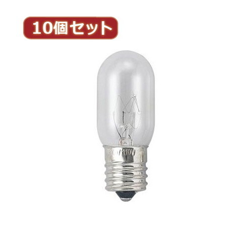 Other - 10個セット ナツメ球5Wクリア2P 1CTC2PX10 家電 照明器具 その他の照明器具(代引不可)