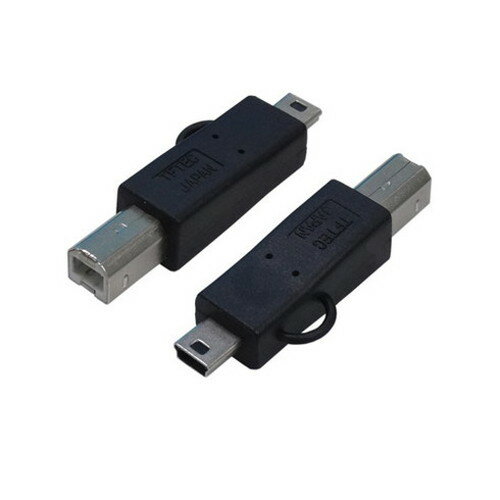 変換名人 変換プラグ USB B(オス)→miniUSB(オス) USBBA-M5A パソコン パソコン周辺機器 その他パソコン用品 変換名人(代引不可)【メール便配送】【送料無料】