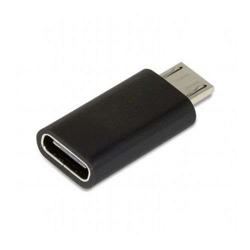 12個セット TypeC→microUSB変換コネクター (ブラック) MTCA-BKX12(代引不可)【送料無料】
