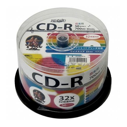 6ĥå HI DISC ϥǥ CD-R 700MB 50祹ԥɥ  32®б 磻ɥץ󥿥֥ HDCR80GMP50X6(Բ)̵