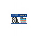 2個セット ナカバヤシ エプソン用互換インク(6色パック)IC6CL80L互換 PPCPP-EIC80L-6PX2(代引不可)【送料無料】(2)
