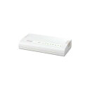 IOデータ 100BASE-TX/10BASE-Te対応 8ポート レイヤー2スイッチングハブ ホワイト ETX-ESH08WC(代引不可)(2)