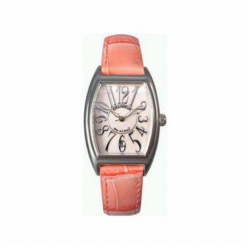 CARTIER - GRANDEUR グランドール レディース 牛革型押しバンドトノー型ウォッチ GSX011W2a(代引不可)【送料無料】