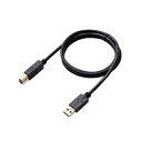 elecom エレコム USB3.0ケーブル/A-Bタイプ/AV売場用/1.0m/ブラック DH-AB3N10BK(代引不可)(2)