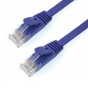 5個セット HORIC ホーリックLANケーブル UTP カテゴリー6A フラット 50cm パープル LC05-504FBX5(代引不可)