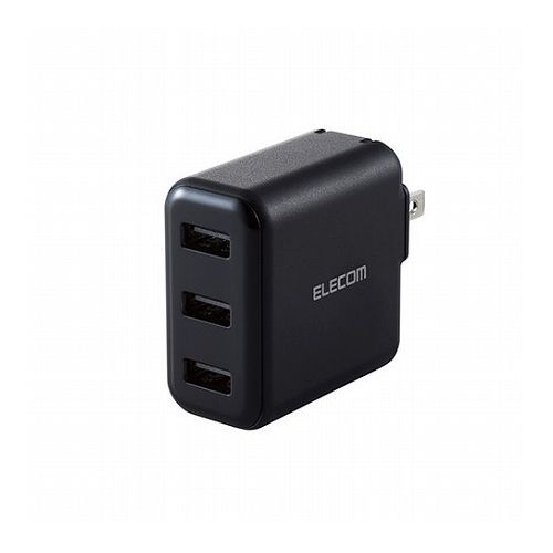 家庭用コンセントからスマートフォンやタブレット等を充電、給電できるAC充電器です。出力端子が3ポートありますので、スマートフォンなどを3台同時に充電が可能です。●家庭用コンセントからスマートフォンやタブレット等を充電、給電できるAC充電器で...