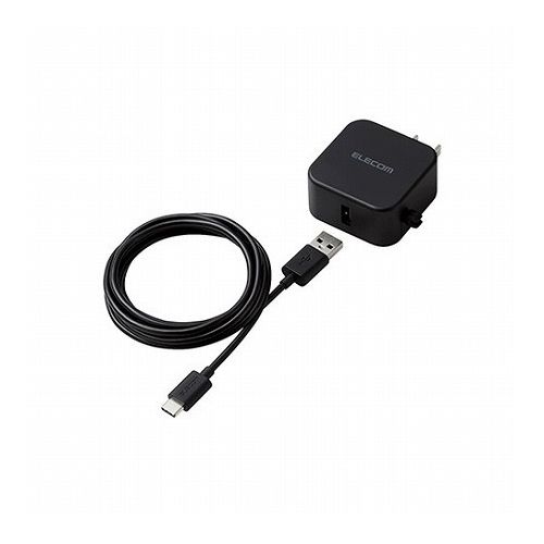 ���쥳�� AC���Ŵ�/���ޥۡ����֥�å���/2.4A����/Type-C/USB-C/�����֥�Ʊ��/1.5m/USB-A�᥹1�ݡ���/���ޤ����������/�֥�å� MPA-ACC23BK(����Բ�)