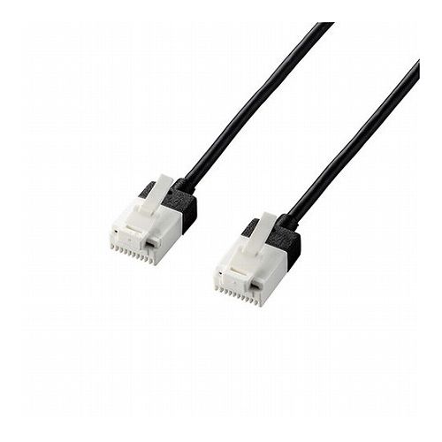 エレコム LANケーブル/CAT6A/スーパースリム/爪折れ防止/5.0m/ブラック LD-GPASST/BK50(代引不可)【メール便配送】【送料無料】