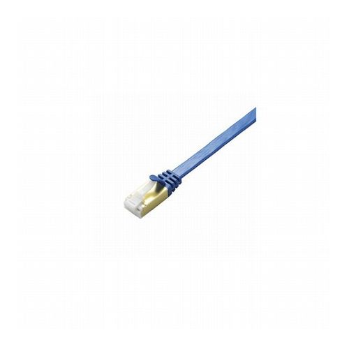 Lan （5 m+） - エレコム ツメ折れ防止フラットLANケーブル(Cat7準拠 LD-TWSFT/BM50(代引不可)【メール便配送】【送料無料】