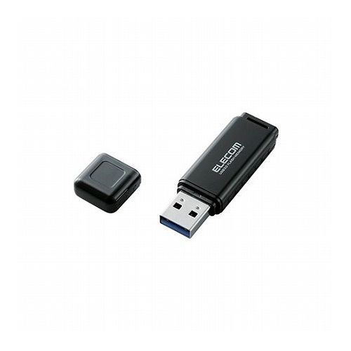 エレコム USBフラッシュ/16GB/USB3.0/ブラック MF-HSU3A16GBK(代引不可)【送料無料】