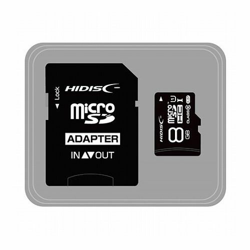 HIDISC microSDHC 8GB CLASS10 UHS-1б ®ž Read70 SDѴץդ HDMCSDH8GCL10JP3(Բ)