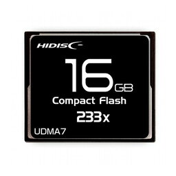 HIDISC CFカード 16GB 233x Read35MB/s MLCチップ搭載 HDCF16G233XJP3(代引不可)【送料無料】