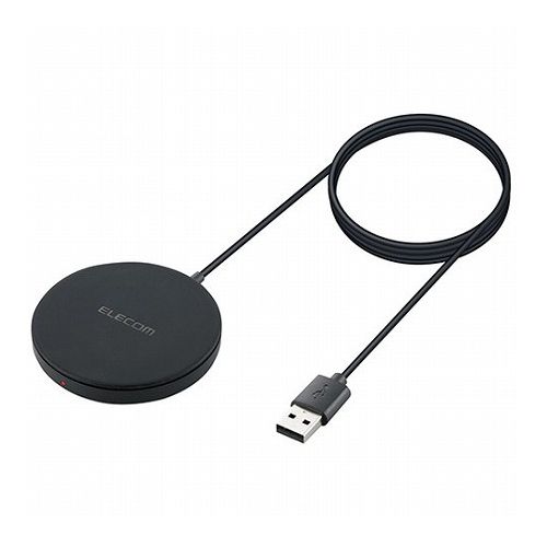 エレコム ワイヤレス充電器 5W マグネット内蔵 卓上 ケーブル一体型 iPhone Airpods 1m ブラック W-MA01BK(代引不可)【メール便配送】【送料無料】 エレコム ワイヤレス充電器 5W マグネット内蔵 卓上 ケーブル一体型 iPhone Airpods 1m ブラック W-MA01BK(代引不可)【メール便配送】【送料無料】