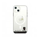 abbi FRIENDS ネコマンジュウMagSafe対応クリアケース for iPhone 13 サイクリング ABF21722i13(代引不可)【送料無料】