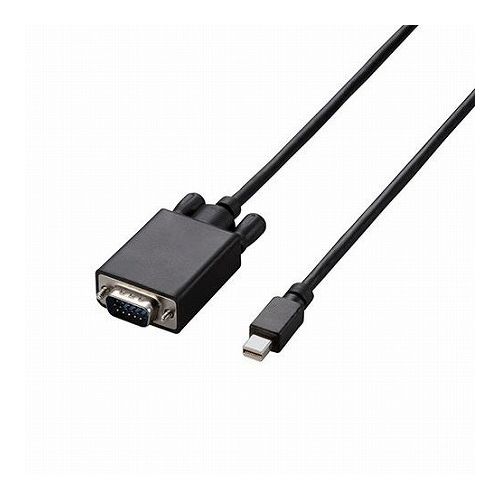 エレコム Mini DisplayPort-VGA変換ケーブル/2m/ブラック AD-MDPVGA20BKX5