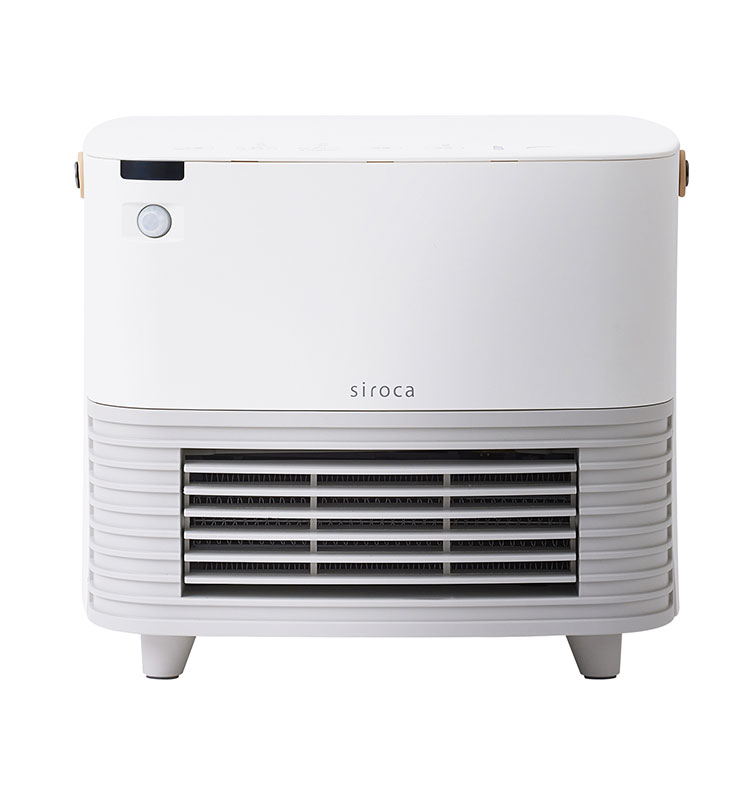 シロカ 人感センサー付き 大風量セラミックファンヒーター SH-CF131 siroca ホワイト【送料無料】