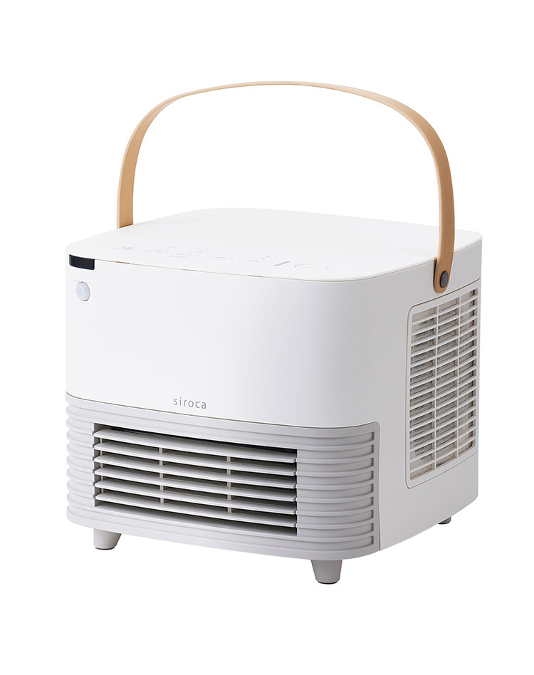 シロカ 人感センサー付き 大風量セラミックファンヒーター SH-CF131 siroca ホワイト【送料無料】