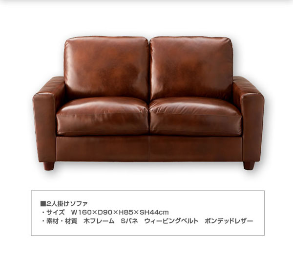 ソファ 2人掛けソファ クラフト(代引き不可)【送料無料】