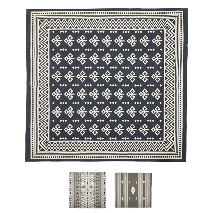 ラグ カーペット 170×230 インド綿 ROOMESSENCE カーペット リビングラグマット カーペット お洒落 雑貨 インダストリアル(代引不可)