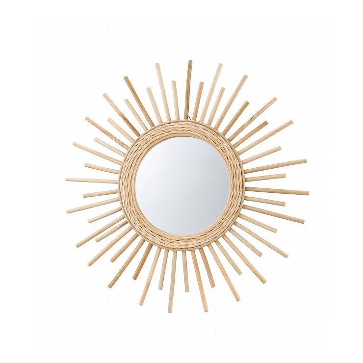 Mirror - ミラー 幅60×奥行3×高さ60 ラタン ラッカー塗装 3mmミラー(代引不可)【送料無料】