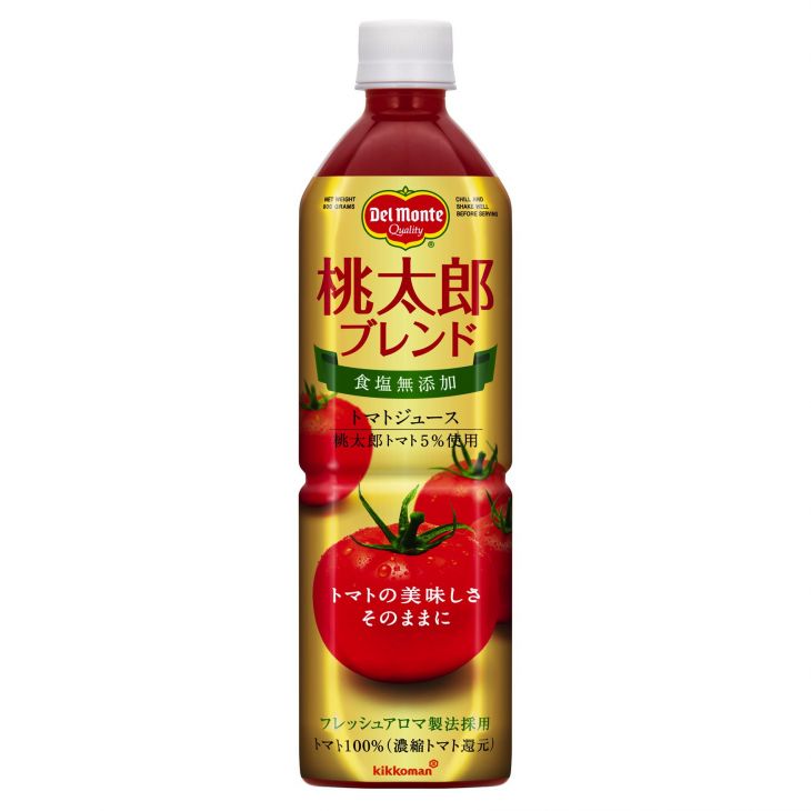 デルモンテ 食塩無添加トマトジュース桃太郎ブレンド 900g （2ケース） 2ケース(代引き不可)【送料無料】