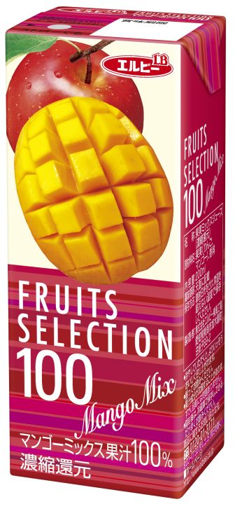 エルビー フルーツセレクション マンゴーミックス100% 200ml 1ケース(代引き不可)【送料無料】