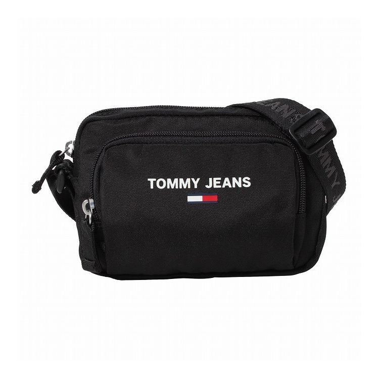 【商品詳細】■ブランド名：TOMMY HILFIGER■オリジナル品番：AW0AW11828BDS■カラー：Black■サイズ：(約)縦11cm 横17.5cm マチ6cmストラップ長さ(約)73〜143cmストラップ立ち上がり(約)29〜63cm(調節可・取り外し不可)■重量：(約)110g■仕様　開閉：ファスナー内側：-外側：ファスナーポケット×1■素材：ポリエステル100% ■付属品：無し■製造国：中国、その他【送料について】北海道、沖縄、離島は送料を頂きます。