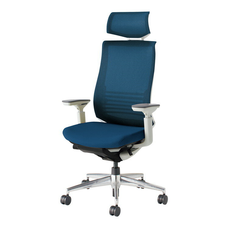 コクヨ オフィスチェア ベゼル CR-A2835E1GMT6-WNN ヘッドレスト付 可動肘 カーペット用【配送・組立・..