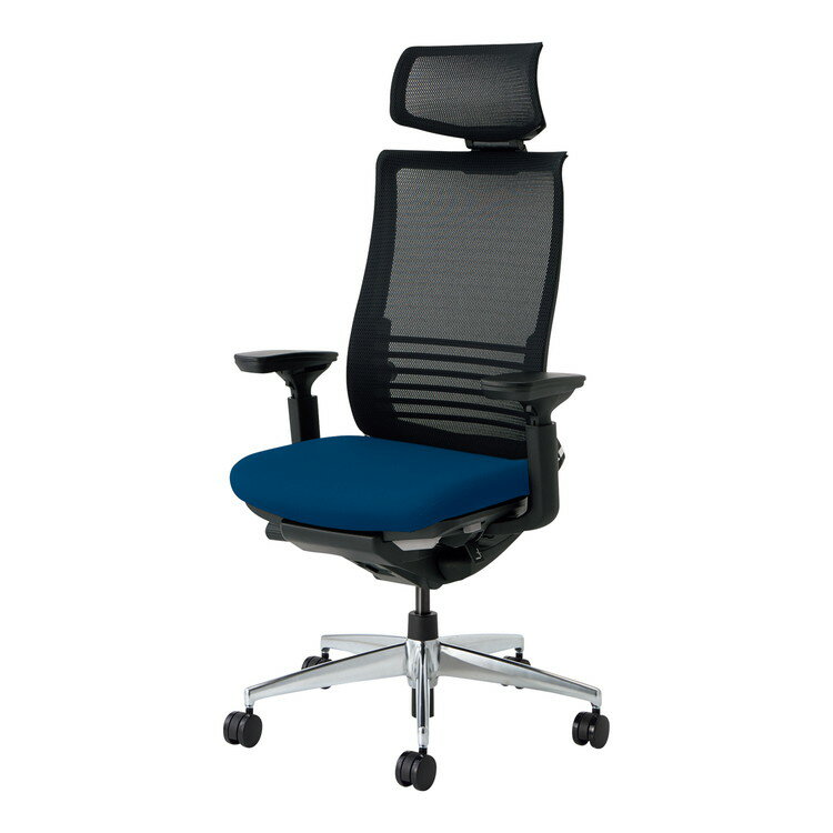 コクヨ オフィスチェア ベゼル CR-A2835E6CGMT6-VNN ヘッドレスト付 可動肘 フローリング用【配送・組..