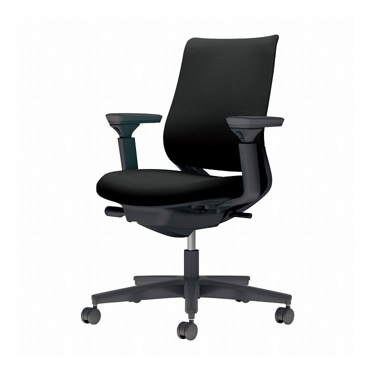 【メーカー直送】 コクヨ オフィスチェア 椅子 イス チェア ミトラ2 可動肘 ブラック ブラック(代引不..