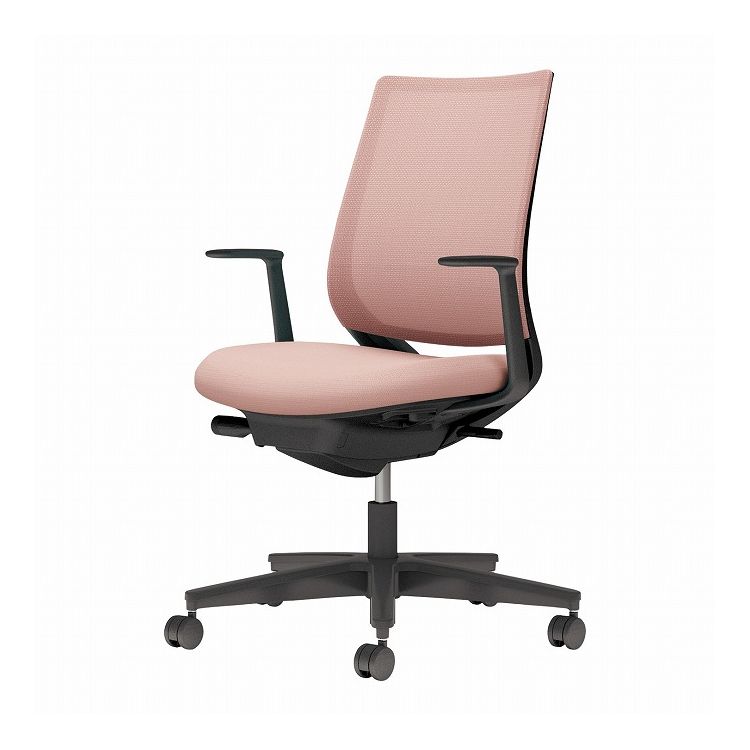 Other - 【メーカー直送】 コクヨ オフィスチェア 椅子 イス チェア ミトラ2 L型肘 ブラック アッシュピンク(代引不可)【送料無料】