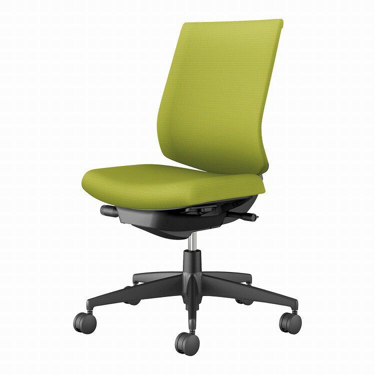 コクヨ 【メーカー直送】オフィスチェア ウィザード4 ローバック 肘なし ブラック脚 本体ブラック C06-B102CU-BKG4Q41 フローリング用 ライトオリーブ(代引不可)【送料無料】