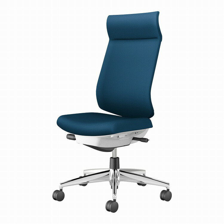 コクヨ 【メーカー直送】オフィスチェア ウィザード4 アディショナルバック 肘なし アルミポリッシュ脚..